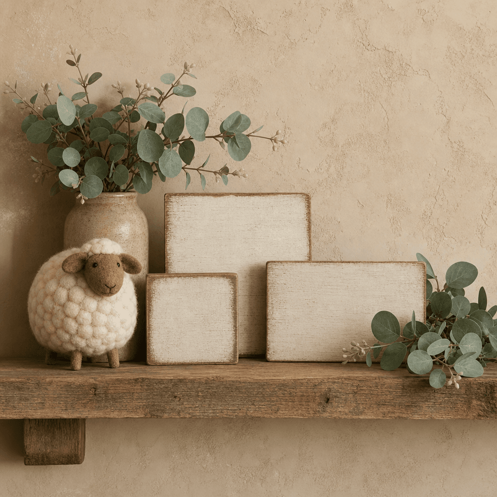 Farmhouse Shelf Story Set — A rustic story for your shelf
