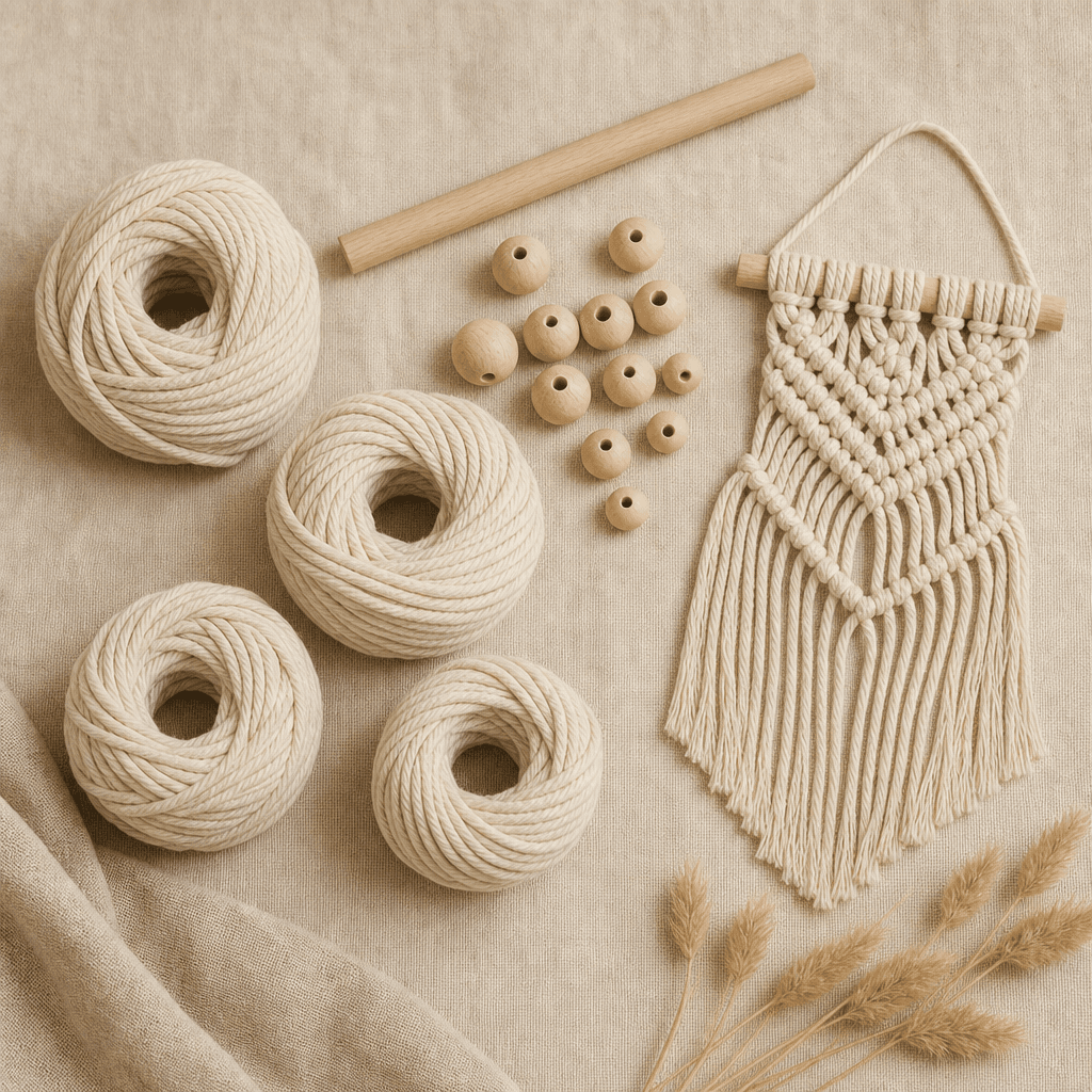 Macrame Wall Hanging Kit — Handmade wall-hanging kit