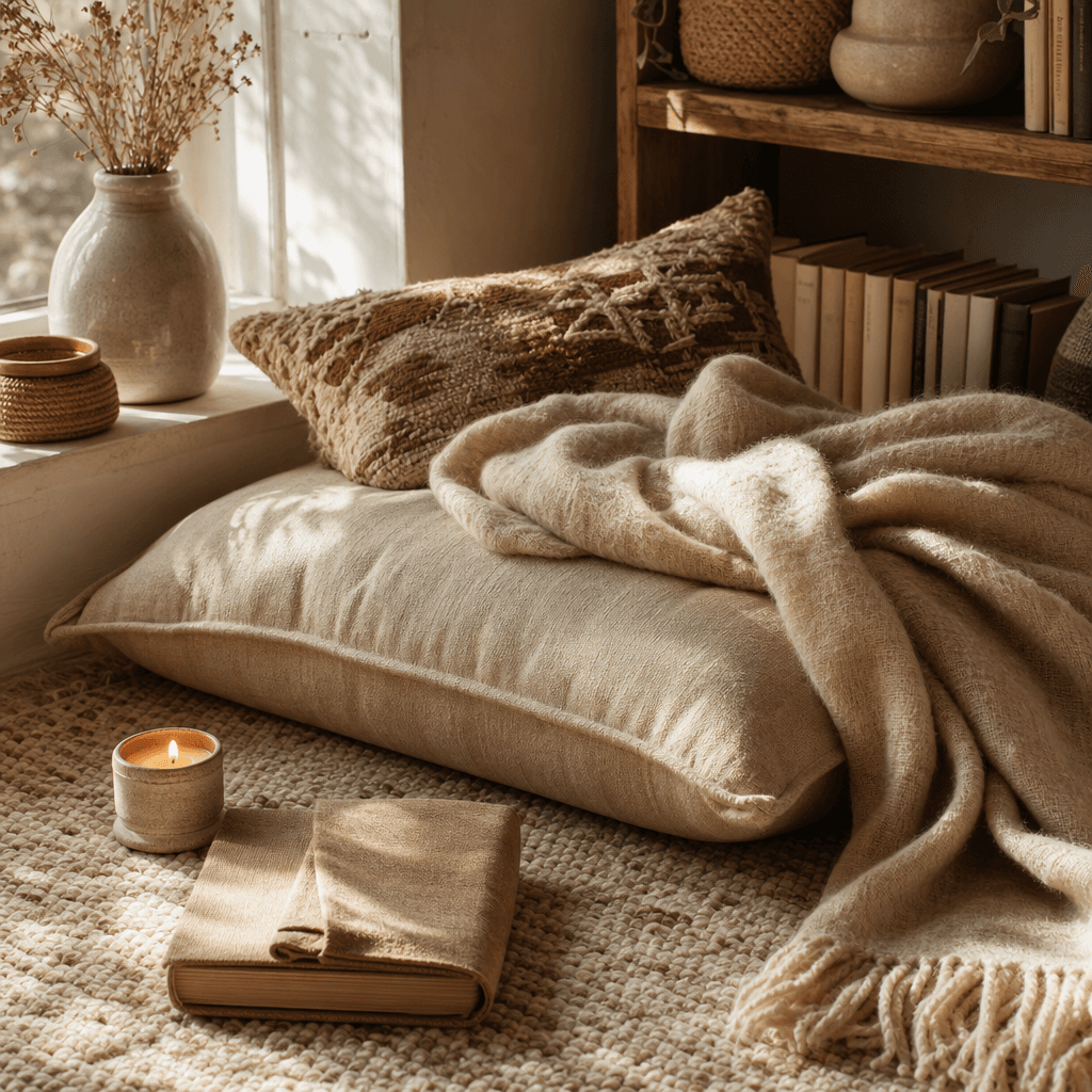 Snug Reading Nook Set — A lazy reading corner